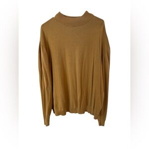 Cezani Women’s Silk Blend Long Sleeve Top | 2XL | Luxe Neutral